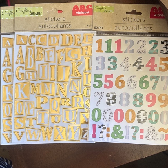 Colorful Alphabet Sticker Set - Picture 9 of 10